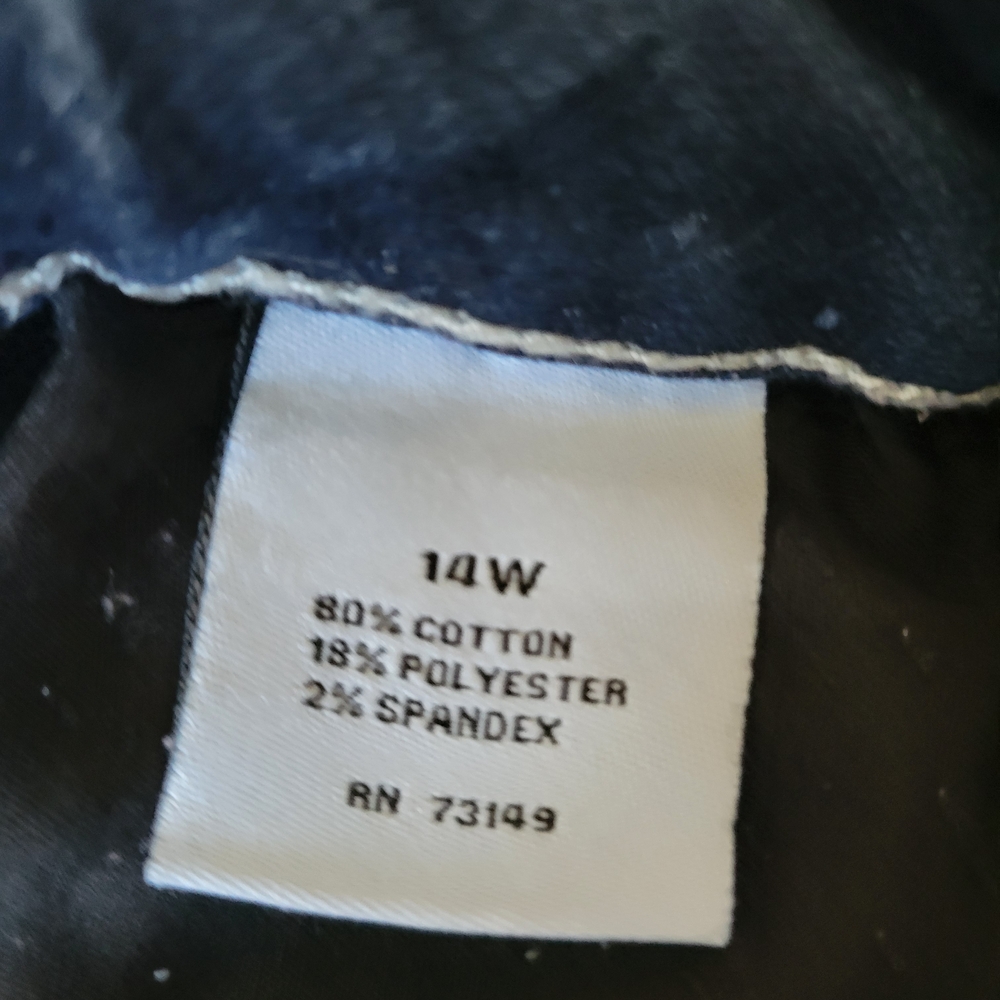 One‎ 5 One Dark Blue Straight Leg Jeans - Picture 9 of 14